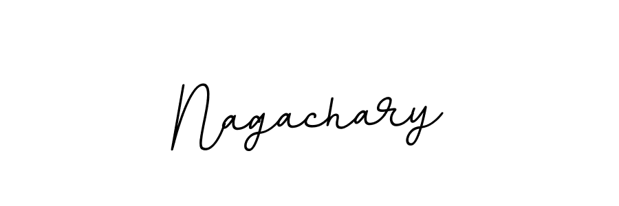 How to make Nagachary signature? BallpointsItalic-DORy9 is a professional autograph style. Create handwritten signature for Nagachary name. Nagachary signature style 11 images and pictures png