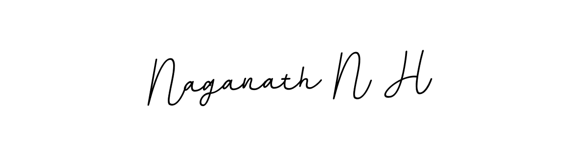 Naganath N H stylish signature style. Best Handwritten Sign (BallpointsItalic-DORy9) for my name. Handwritten Signature Collection Ideas for my name Naganath N H. Naganath N H signature style 11 images and pictures png