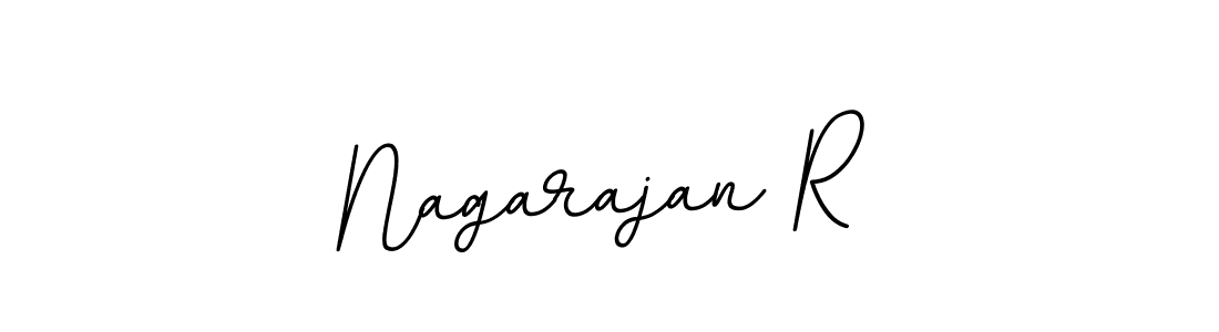 Make a beautiful signature design for name Nagarajan R. With this signature (BallpointsItalic-DORy9) style, you can create a handwritten signature for free. Nagarajan R signature style 11 images and pictures png