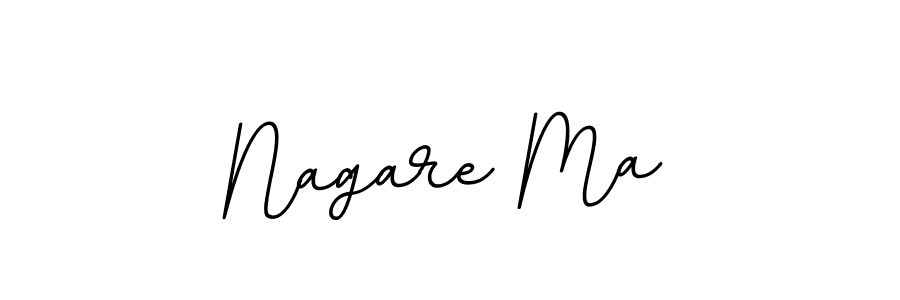 You should practise on your own different ways (BallpointsItalic-DORy9) to write your name (Nagare Ma) in signature. don't let someone else do it for you. Nagare Ma signature style 11 images and pictures png