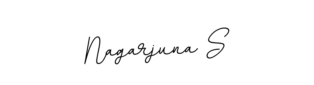 Make a beautiful signature design for name Nagarjuna S. With this signature (BallpointsItalic-DORy9) style, you can create a handwritten signature for free. Nagarjuna S signature style 11 images and pictures png