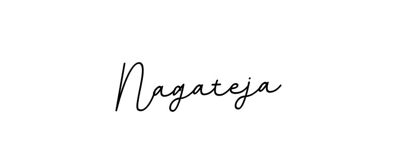 Make a beautiful signature design for name Nagateja. With this signature (BallpointsItalic-DORy9) style, you can create a handwritten signature for free. Nagateja signature style 11 images and pictures png