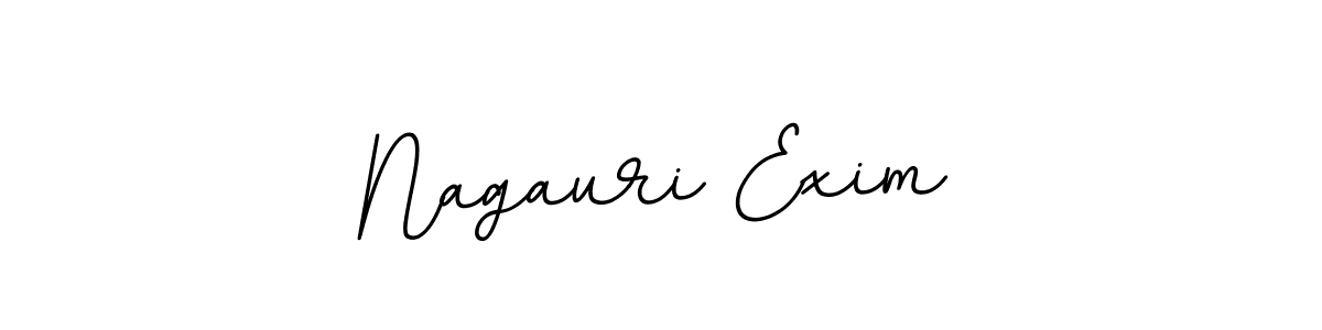 Also we have Nagauri Exim name is the best signature style. Create professional handwritten signature collection using BallpointsItalic-DORy9 autograph style. Nagauri Exim signature style 11 images and pictures png