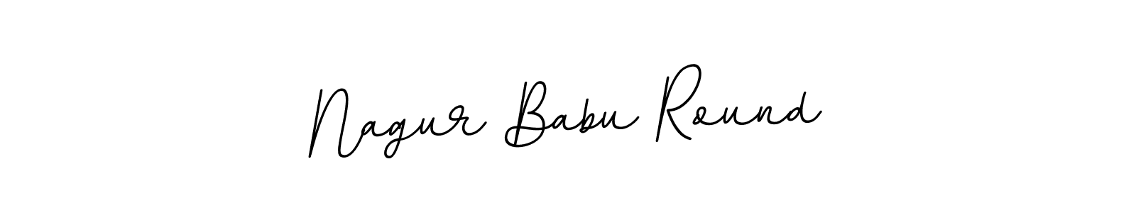 Make a beautiful signature design for name Nagur Babu Round. Use this online signature maker to create a handwritten signature for free. Nagur Babu Round signature style 11 images and pictures png