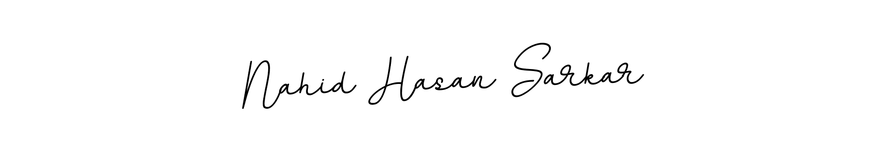 Make a beautiful signature design for name Nahid Hasan Sarkar. Use this online signature maker to create a handwritten signature for free. Nahid Hasan Sarkar signature style 11 images and pictures png