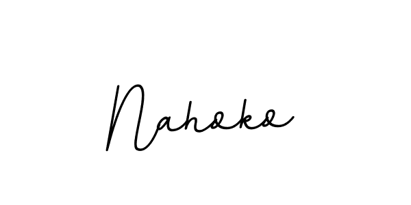 Once you've used our free online signature maker to create your best signature BallpointsItalic-DORy9 style, it's time to enjoy all of the benefits that Nahoko name signing documents. Nahoko signature style 11 images and pictures png