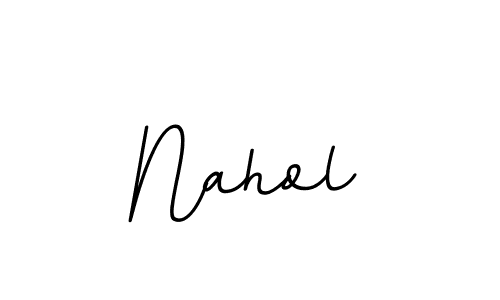 Make a beautiful signature design for name Nahol. With this signature (BallpointsItalic-DORy9) style, you can create a handwritten signature for free. Nahol signature style 11 images and pictures png