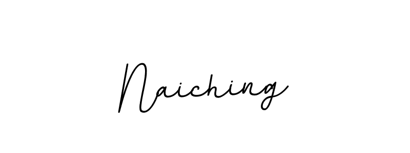 How to make Naiching signature? BallpointsItalic-DORy9 is a professional autograph style. Create handwritten signature for Naiching name. Naiching signature style 11 images and pictures png