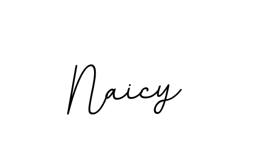 The best way (BallpointsItalic-DORy9) to make a short signature is to pick only two or three words in your name. The name Naicy include a total of six letters. For converting this name. Naicy signature style 11 images and pictures png
