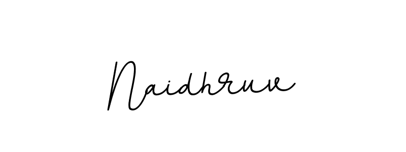 Use a signature maker to create a handwritten signature online. With this signature software, you can design (BallpointsItalic-DORy9) your own signature for name Naidhruv. Naidhruv signature style 11 images and pictures png
