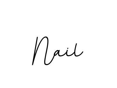 How to Draw Nail signature style? BallpointsItalic-DORy9 is a latest design signature styles for name Nail. Nail signature style 11 images and pictures png