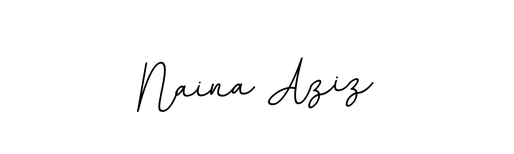 You should practise on your own different ways (BallpointsItalic-DORy9) to write your name (Naina Aziz) in signature. don't let someone else do it for you. Naina Aziz signature style 11 images and pictures png