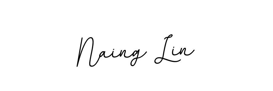 if you are searching for the best signature style for your name Naing Lin. so please give up your signature search. here we have designed multiple signature styles  using BallpointsItalic-DORy9. Naing Lin signature style 11 images and pictures png