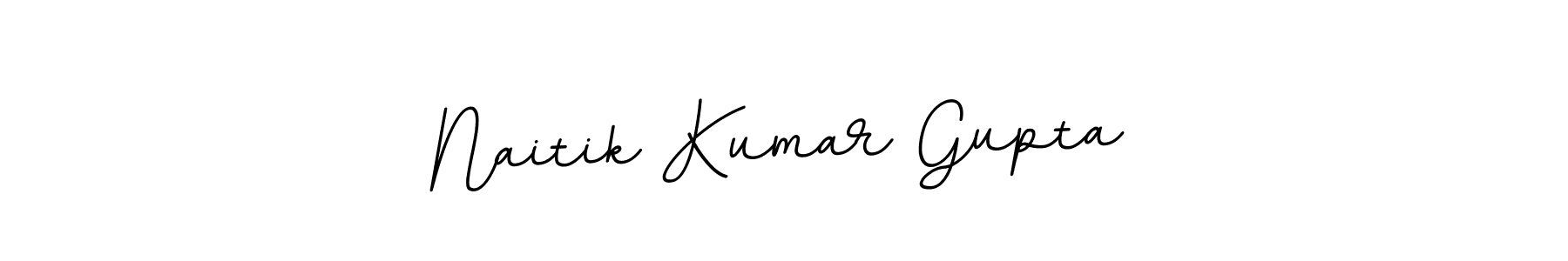 Design your own signature with our free online signature maker. With this signature software, you can create a handwritten (BallpointsItalic-DORy9) signature for name Naitik Kumar Gupta. Naitik Kumar Gupta signature style 11 images and pictures png