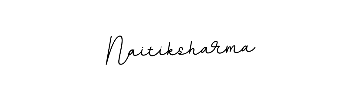 How to make Naitiksharma signature? BallpointsItalic-DORy9 is a professional autograph style. Create handwritten signature for Naitiksharma name. Naitiksharma signature style 11 images and pictures png