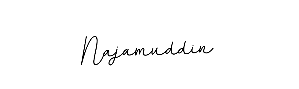 How to make Najamuddin signature? BallpointsItalic-DORy9 is a professional autograph style. Create handwritten signature for Najamuddin name. Najamuddin signature style 11 images and pictures png