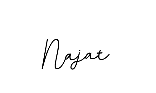 Design your own signature with our free online signature maker. With this signature software, you can create a handwritten (BallpointsItalic-DORy9) signature for name Najat. Najat signature style 11 images and pictures png