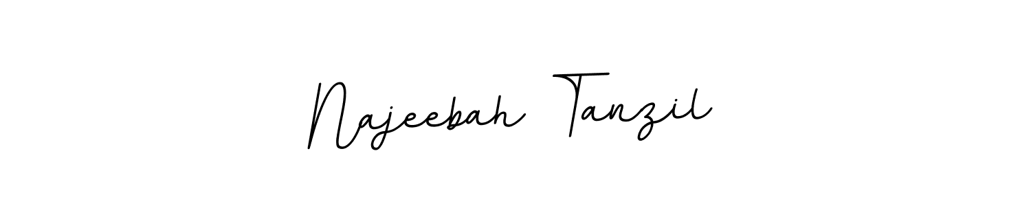 Make a beautiful signature design for name Najeebah Tanzil. Use this online signature maker to create a handwritten signature for free. Najeebah Tanzil signature style 11 images and pictures png