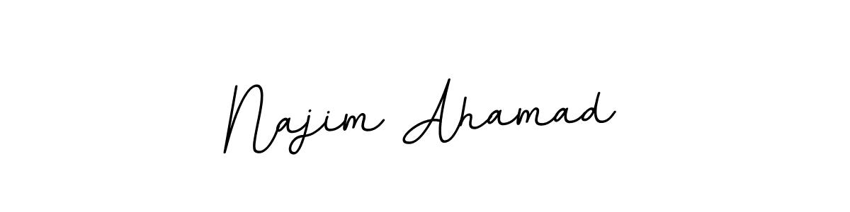 Similarly BallpointsItalic-DORy9 is the best handwritten signature design. Signature creator online .You can use it as an online autograph creator for name Najim Ahamad. Najim Ahamad signature style 11 images and pictures png