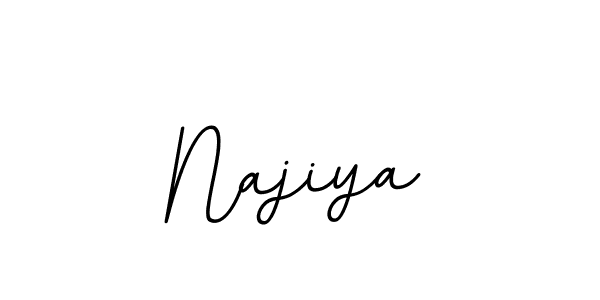 You should practise on your own different ways (BallpointsItalic-DORy9) to write your name (Najiya) in signature. don't let someone else do it for you. Najiya signature style 11 images and pictures png