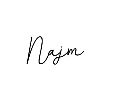 This is the best signature style for the Najm name. Also you like these signature font (BallpointsItalic-DORy9). Mix name signature. Najm signature style 11 images and pictures png