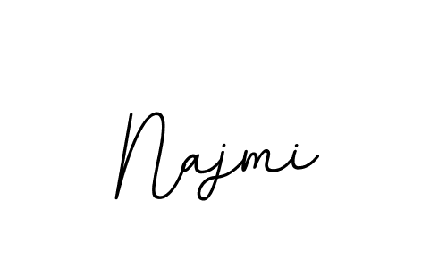 Design your own signature with our free online signature maker. With this signature software, you can create a handwritten (BallpointsItalic-DORy9) signature for name Najmi. Najmi signature style 11 images and pictures png