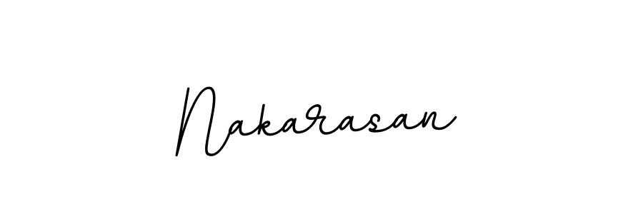Use a signature maker to create a handwritten signature online. With this signature software, you can design (BallpointsItalic-DORy9) your own signature for name Nakarasan. Nakarasan signature style 11 images and pictures png
