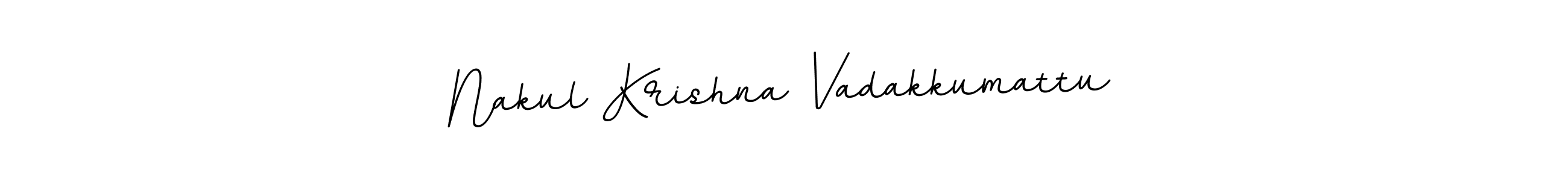 How to make Nakul Krishna Vadakkumattu signature? BallpointsItalic-DORy9 is a professional autograph style. Create handwritten signature for Nakul Krishna Vadakkumattu name. Nakul Krishna Vadakkumattu signature style 11 images and pictures png