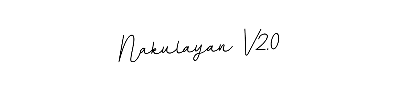 How to make Nakulayan V2.0 name signature. Use BallpointsItalic-DORy9 style for creating short signs online. This is the latest handwritten sign. Nakulayan V2.0 signature style 11 images and pictures png