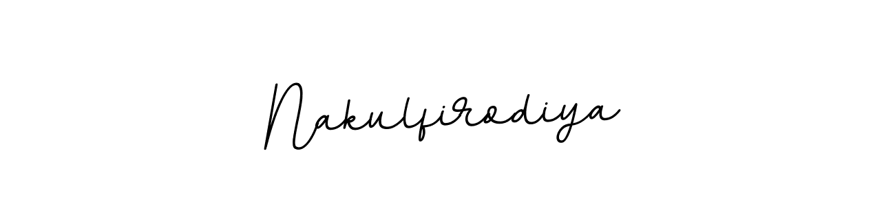 Create a beautiful signature design for name Nakulfirodiya. With this signature (BallpointsItalic-DORy9) fonts, you can make a handwritten signature for free. Nakulfirodiya signature style 11 images and pictures png