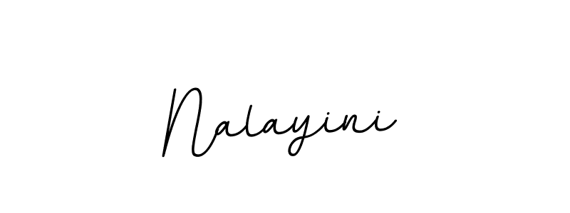 Design your own signature with our free online signature maker. With this signature software, you can create a handwritten (BallpointsItalic-DORy9) signature for name Nalayini. Nalayini signature style 11 images and pictures png