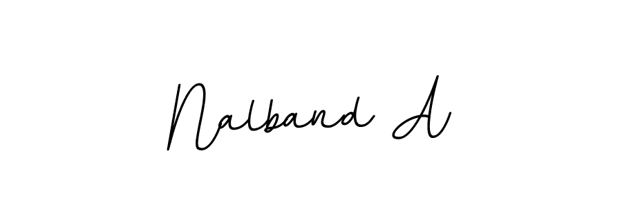 if you are searching for the best signature style for your name Nalband A. so please give up your signature search. here we have designed multiple signature styles  using BallpointsItalic-DORy9. Nalband A signature style 11 images and pictures png