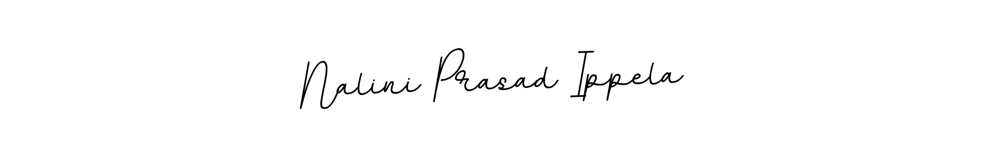 Use a signature maker to create a handwritten signature online. With this signature software, you can design (BallpointsItalic-DORy9) your own signature for name Nalini Prasad Ippela. Nalini Prasad Ippela signature style 11 images and pictures png
