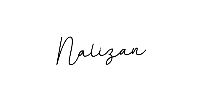 Make a beautiful signature design for name Nalizan. With this signature (BallpointsItalic-DORy9) style, you can create a handwritten signature for free. Nalizan signature style 11 images and pictures png