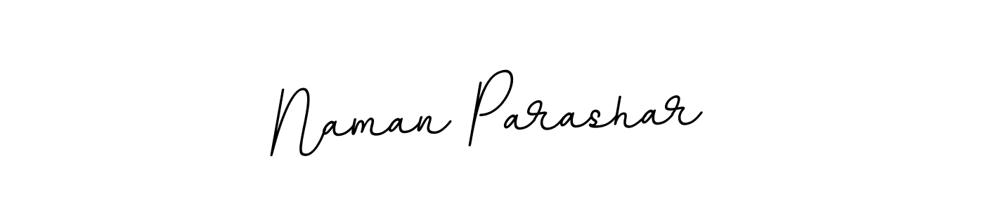 Make a beautiful signature design for name Naman Parashar. With this signature (BallpointsItalic-DORy9) style, you can create a handwritten signature for free. Naman Parashar signature style 11 images and pictures png