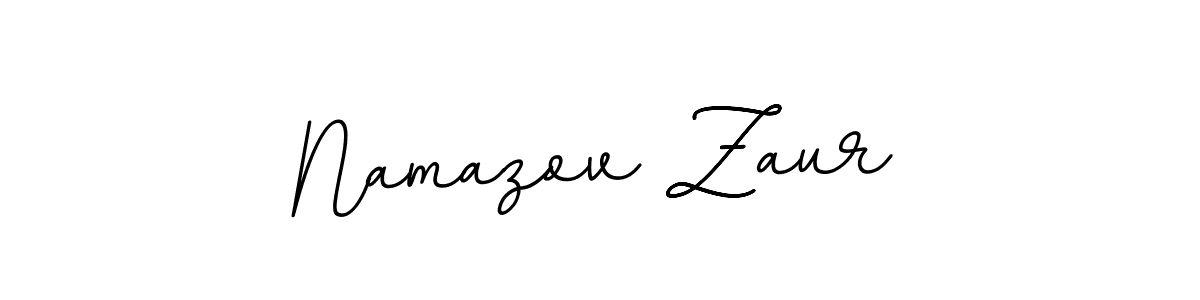 Use a signature maker to create a handwritten signature online. With this signature software, you can design (BallpointsItalic-DORy9) your own signature for name Namazov Zaur. Namazov Zaur signature style 11 images and pictures png