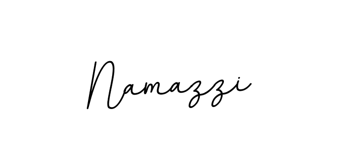 Make a beautiful signature design for name Namazzi. With this signature (BallpointsItalic-DORy9) style, you can create a handwritten signature for free. Namazzi signature style 11 images and pictures png