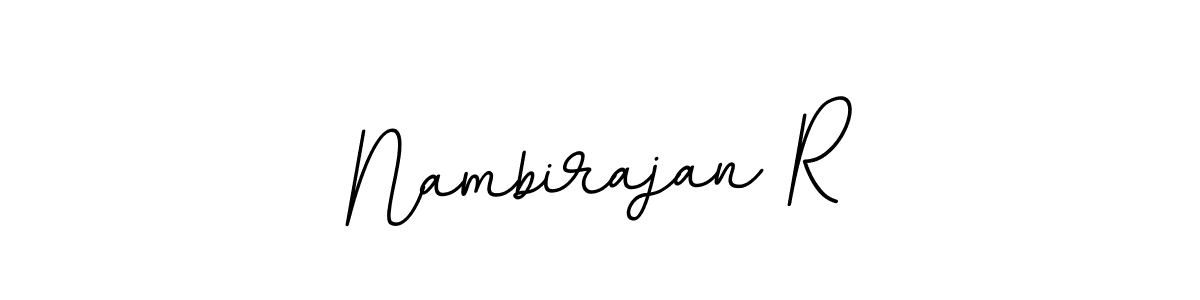 Make a beautiful signature design for name Nambirajan R. With this signature (BallpointsItalic-DORy9) style, you can create a handwritten signature for free. Nambirajan R signature style 11 images and pictures png