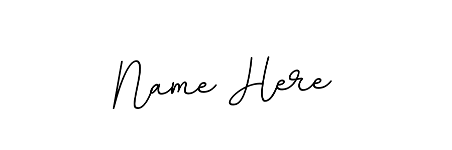 This is the best signature style for the Name Here name. Also you like these signature font (BallpointsItalic-DORy9). Mix name signature. Name Here signature style 11 images and pictures png