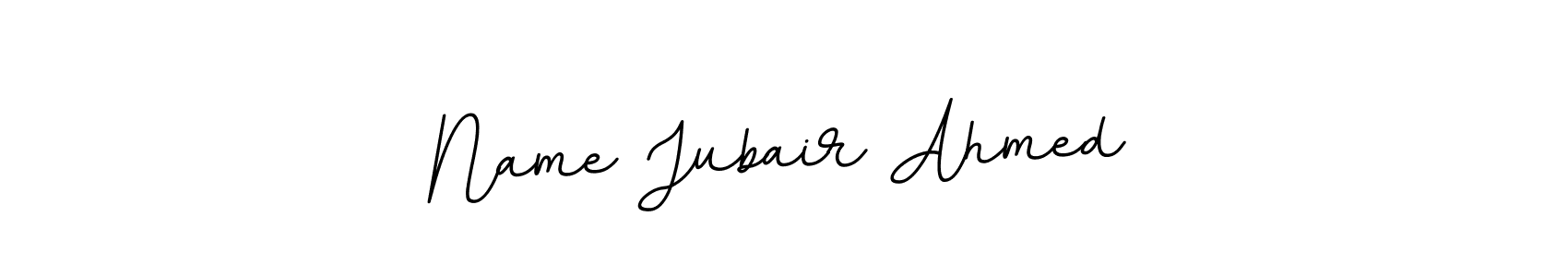 Create a beautiful signature design for name Name Jubair Ahmed. With this signature (BallpointsItalic-DORy9) fonts, you can make a handwritten signature for free. Name Jubair Ahmed signature style 11 images and pictures png