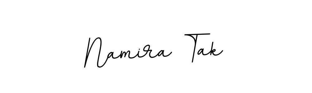 Make a beautiful signature design for name Namira Tak. With this signature (BallpointsItalic-DORy9) style, you can create a handwritten signature for free. Namira Tak signature style 11 images and pictures png