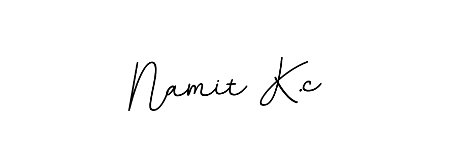 You should practise on your own different ways (BallpointsItalic-DORy9) to write your name (Namit K.c) in signature. don't let someone else do it for you. Namit K.c signature style 11 images and pictures png