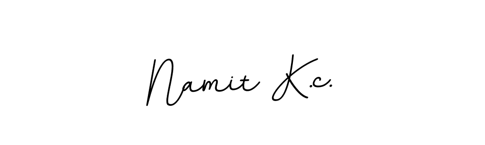 Use a signature maker to create a handwritten signature online. With this signature software, you can design (BallpointsItalic-DORy9) your own signature for name Namit K.c.. Namit K.c. signature style 11 images and pictures png