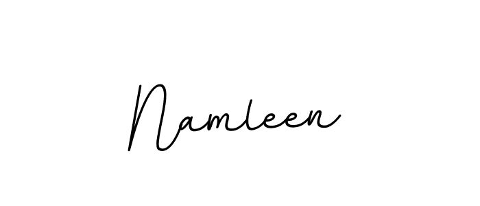 How to make Namleen signature? BallpointsItalic-DORy9 is a professional autograph style. Create handwritten signature for Namleen name. Namleen signature style 11 images and pictures png