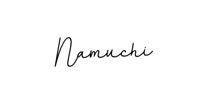 Create a beautiful signature design for name Namuchi. With this signature (BallpointsItalic-DORy9) fonts, you can make a handwritten signature for free. Namuchi signature style 11 images and pictures png