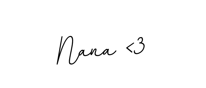 Here are the top 10 professional signature styles for the name Nana <3. These are the best autograph styles you can use for your name. Nana <3 signature style 11 images and pictures png