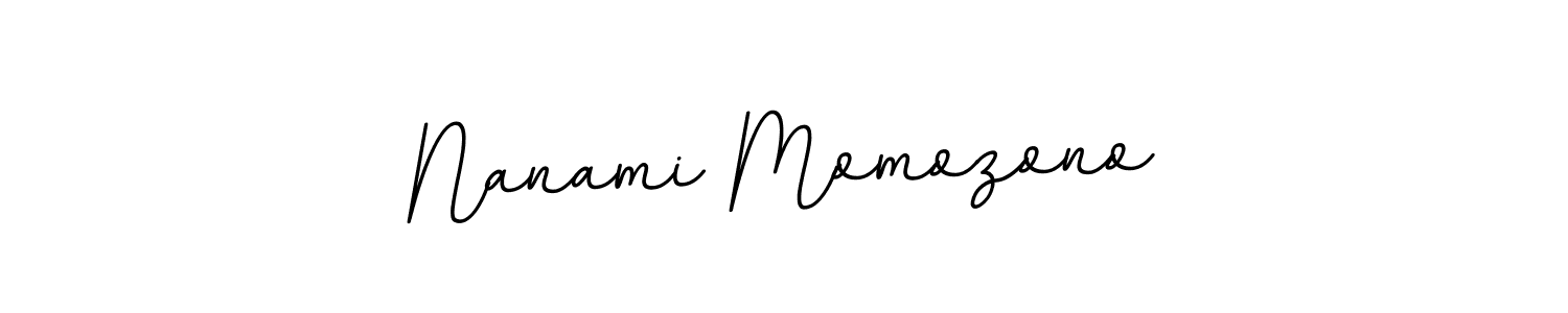 How to make Nanami Momozono signature? BallpointsItalic-DORy9 is a professional autograph style. Create handwritten signature for Nanami Momozono name. Nanami Momozono signature style 11 images and pictures png