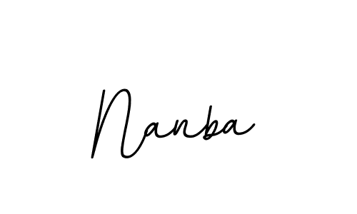 Also we have Nanba name is the best signature style. Create professional handwritten signature collection using BallpointsItalic-DORy9 autograph style. Nanba signature style 11 images and pictures png