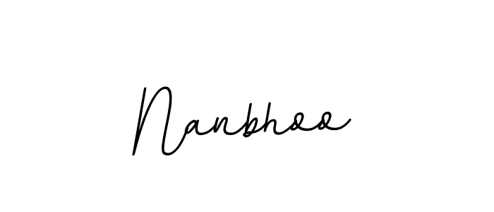 Make a beautiful signature design for name Nanbhoo. Use this online signature maker to create a handwritten signature for free. Nanbhoo signature style 11 images and pictures png