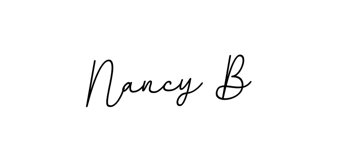 Check out images of Autograph of Nancy B name. Actor Nancy B Signature Style. BallpointsItalic-DORy9 is a professional sign style online. Nancy B signature style 11 images and pictures png